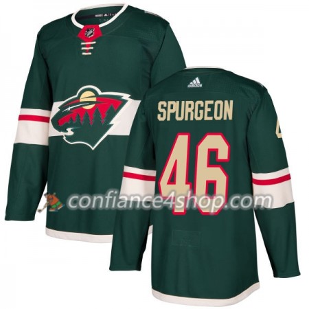Adidas Maillot de Hockey Minnesota Wild Jared Spurgeon 46 2017-2018 Vert Authentic - Homme Adidas Maillot de Hockey Minnesota Wild Jared Spurgeon 46 2017-2018 Vert Authentic - Homme